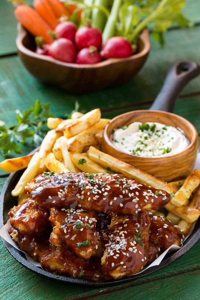 Kid-Approved Baked Sesame Chicken & Fries: Fast Family Dinner Idea